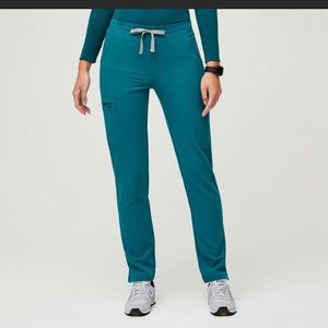 FIGS Pacific Blue Yola Skinny Scrub Pant XXS